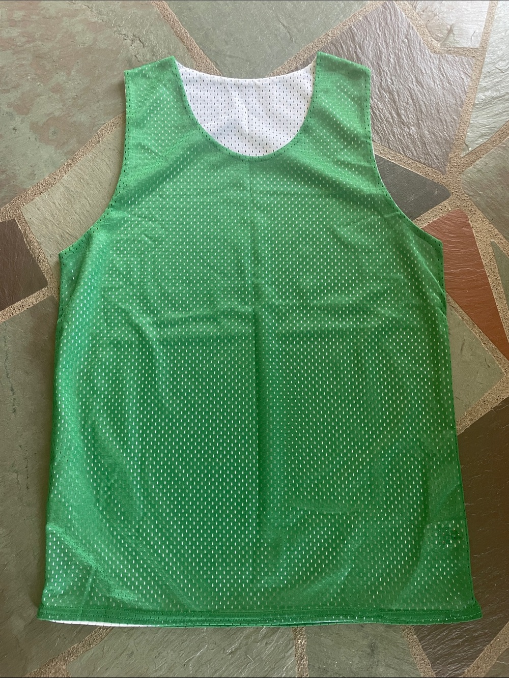 NWOT Youth Reversible Mesh Jersey Tank - Green